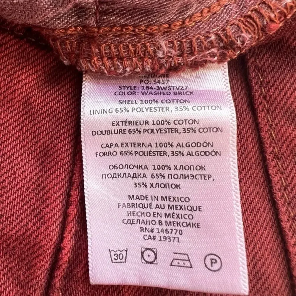 Re/Done 100% cotton